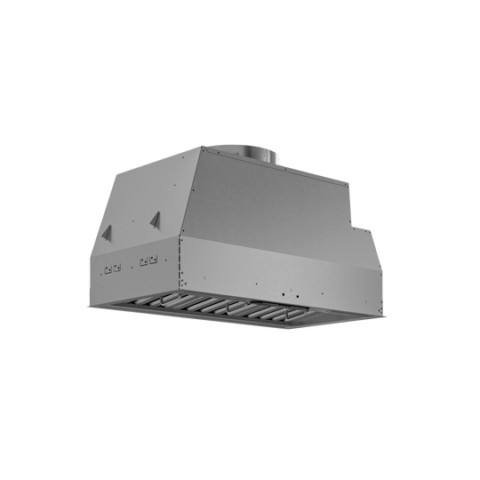 Best Range Hoods HBN223612SS 36-Inch Built-In Range Hood With True Iq Blower System, 1240 Truecfm, Stainless Steel (Hbn22 Series)