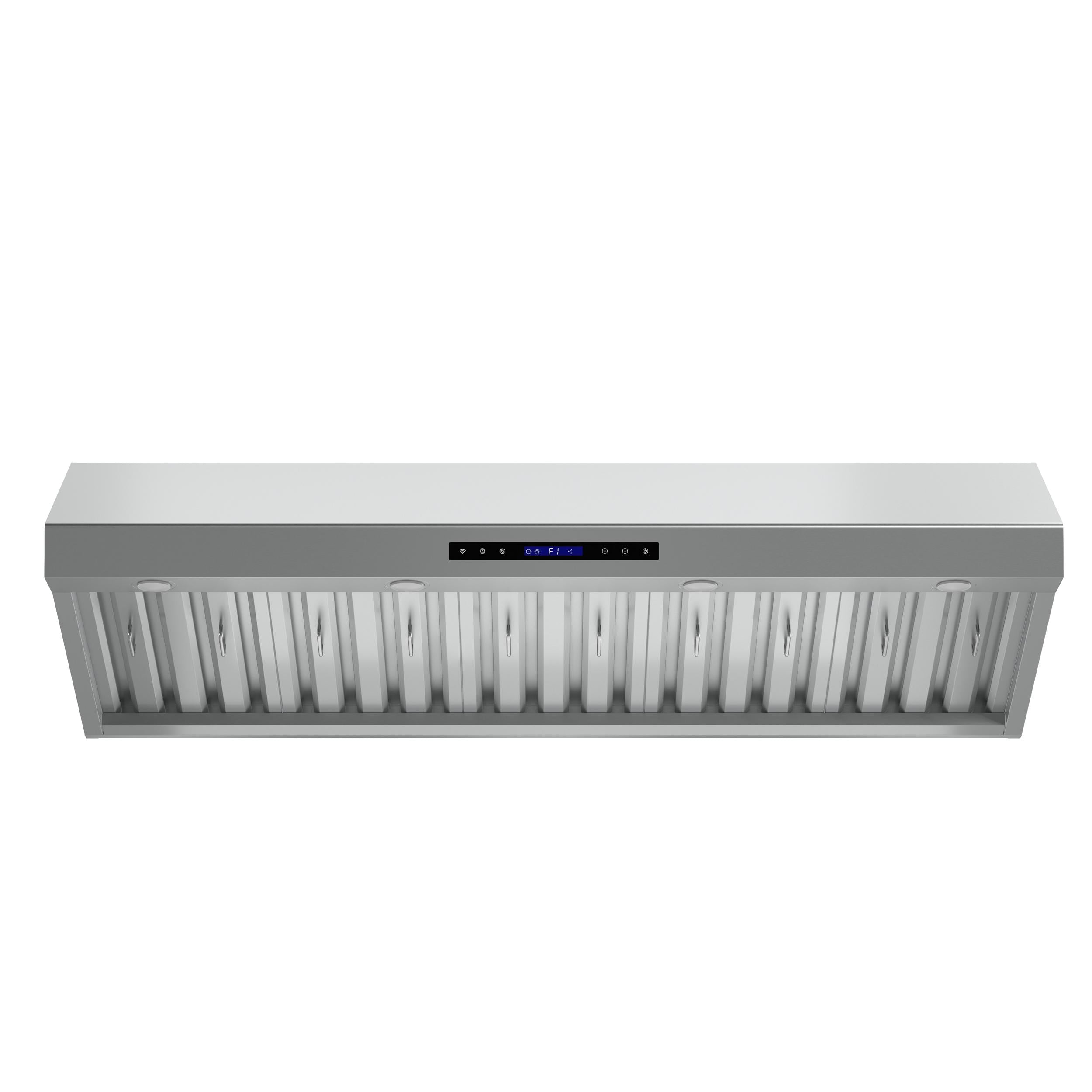 Forno FRHWM503060 Forno Palazzo 60-Inch Wall Mounted Range Hood, Stainless Steel, Heavy Duty Baffle Filters, Remote Control