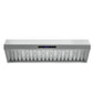 Forno FRHWM503060 Forno Palazzo 60-Inch Wall Mounted Range Hood, Stainless Steel, Heavy Duty Baffle Filters, Remote Control