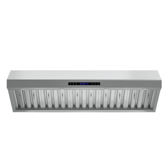 Forno FRHWM503060 Forno Palazzo 60-Inch Wall Mounted Range Hood, Stainless Steel, Heavy Duty Baffle Filters, Remote Control