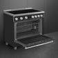 Smeg SPR36UIMAN Range Matt Black Spr36Uiman