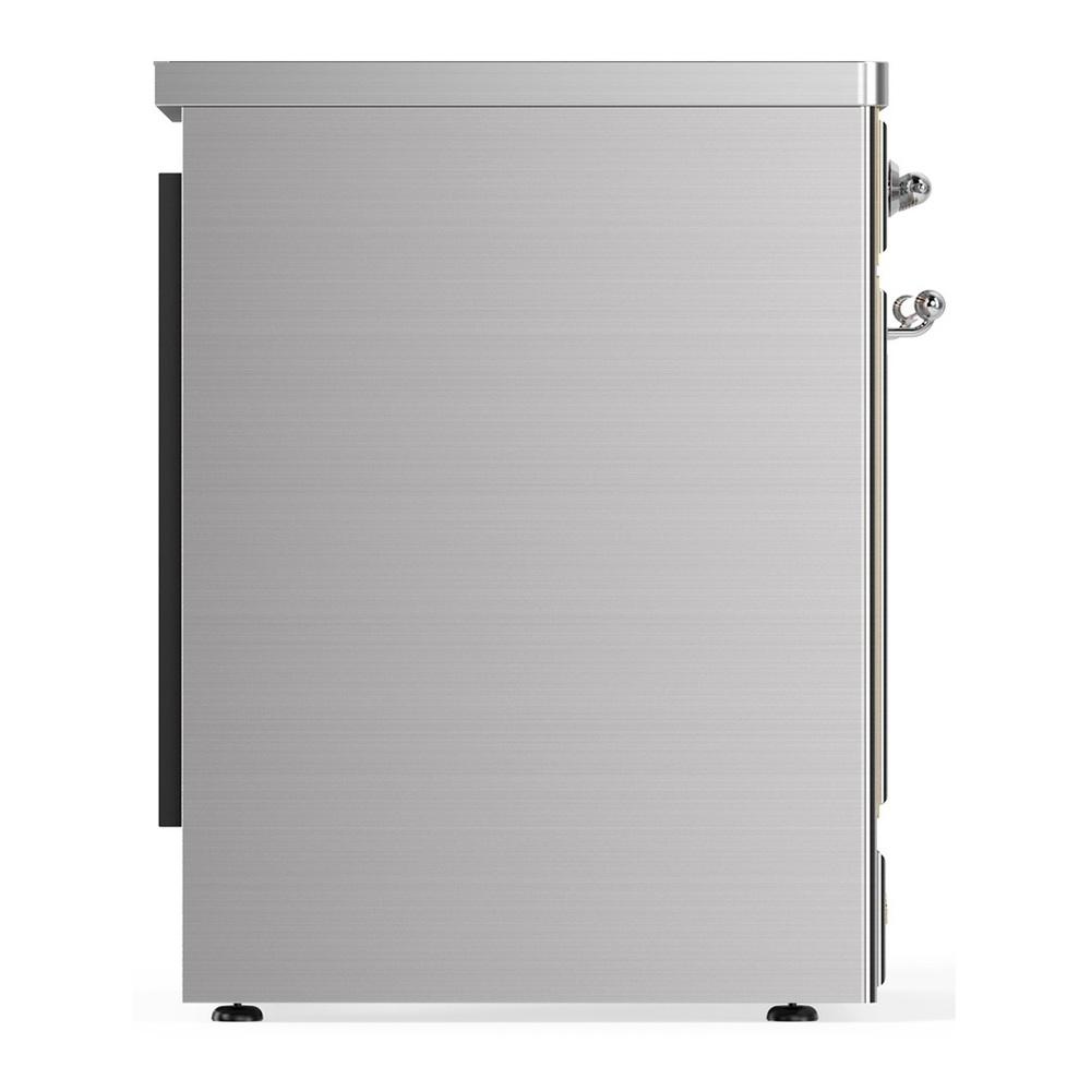 Ilve UMIB30NR3SSC Ilve Umib30Nr3Ssc Majestic Iii 30 Inch Induction Range With 4 Elements, 4 Cu. Ft. Oven Capacity (Triple Glass Door, Stainless Steel, Chrome)