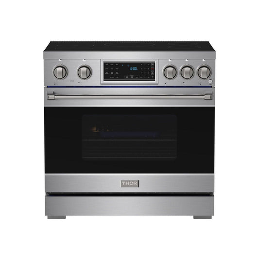 Thor Kitchen RSI36 36 Inch Professional Induction Range With Tilt Panel Touch Control In Stainless Steel Gordon Ramsay Series