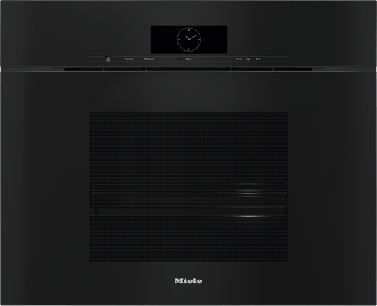 Miele DGC7880XOB Dgc 7880X Obsidian Black - 30" Handleless Combi-Steam Oven Xxl For Steam Cooking, Baking, Roasting With Roast Probe + Menu Cooking.
