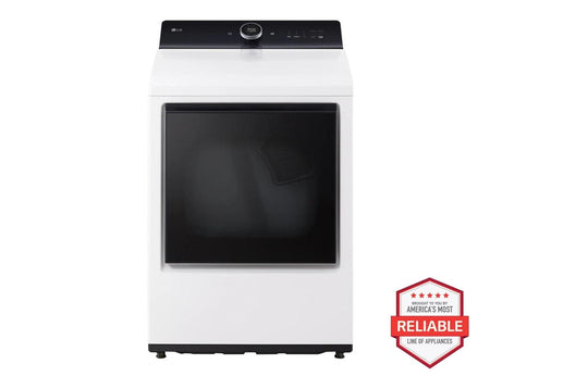 Lg DLGX8601WE 7.3 Cu.Ft. Ultra Large High Efficiency Gas Turbosteam&#8482; Lg Easyload&#8482; Door, Wi-Fi Connectivity, White