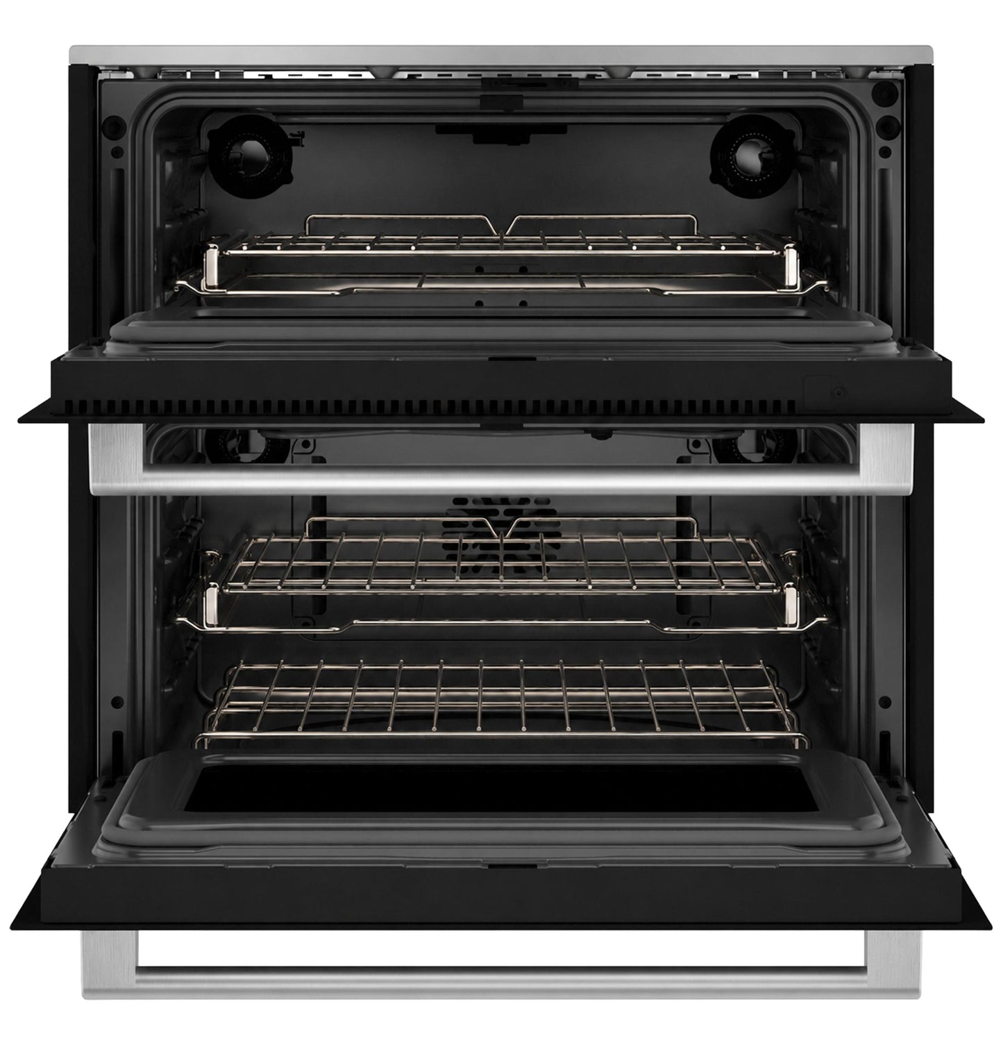 Cafe CTS92DM2ZS5 Café™ 30" Duo Smart Single Wall Oven In Platinum Glass