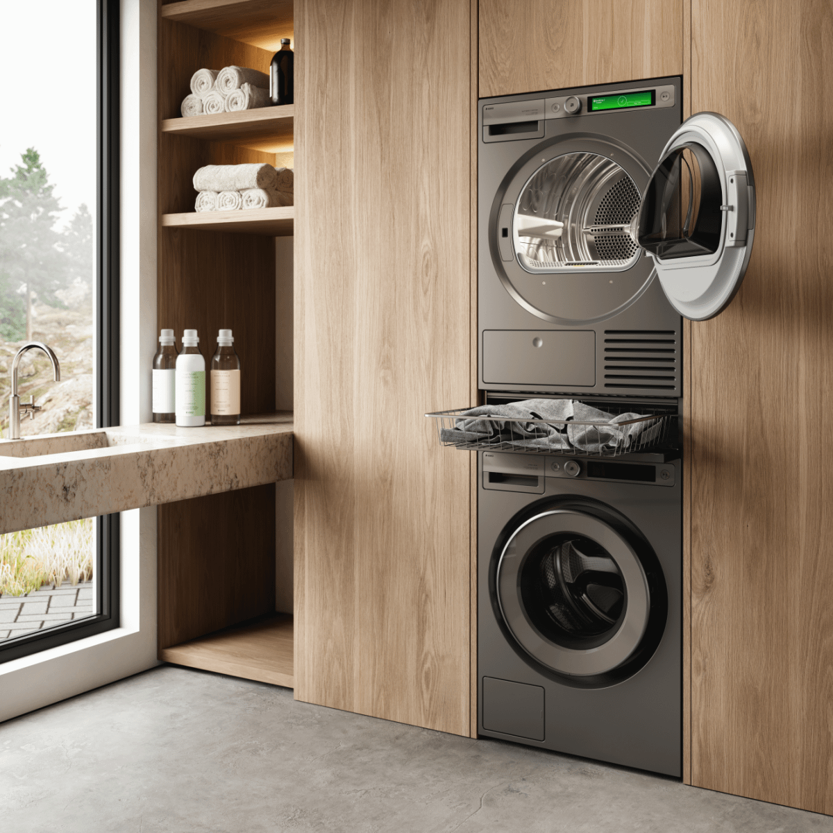 Asko HB150T Pull-Out Basket For Laundry