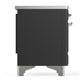 Ilve UMIB36QNR3MGC Ilve Umib36Qnr3Mgc Majestic Iii 36 Inch Induction Range With 6 Elements, 3.5 Cu. Ft. Total Oven Capacity (Solid Door, Graphite Matte, Chrome)