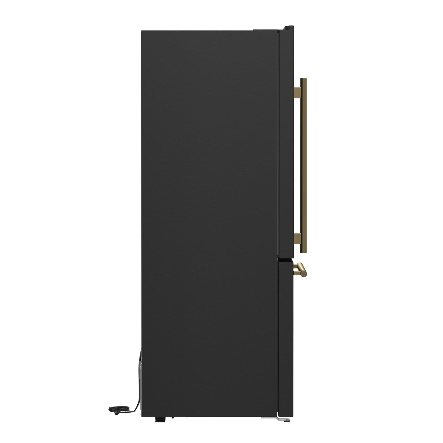 Forno FFFFD178531BLK Forno Milano Espresso 31-Inch Bottom Freezer Refrigerator, Black, 17.2 Cu.Ft Capacity, Energy Efficient