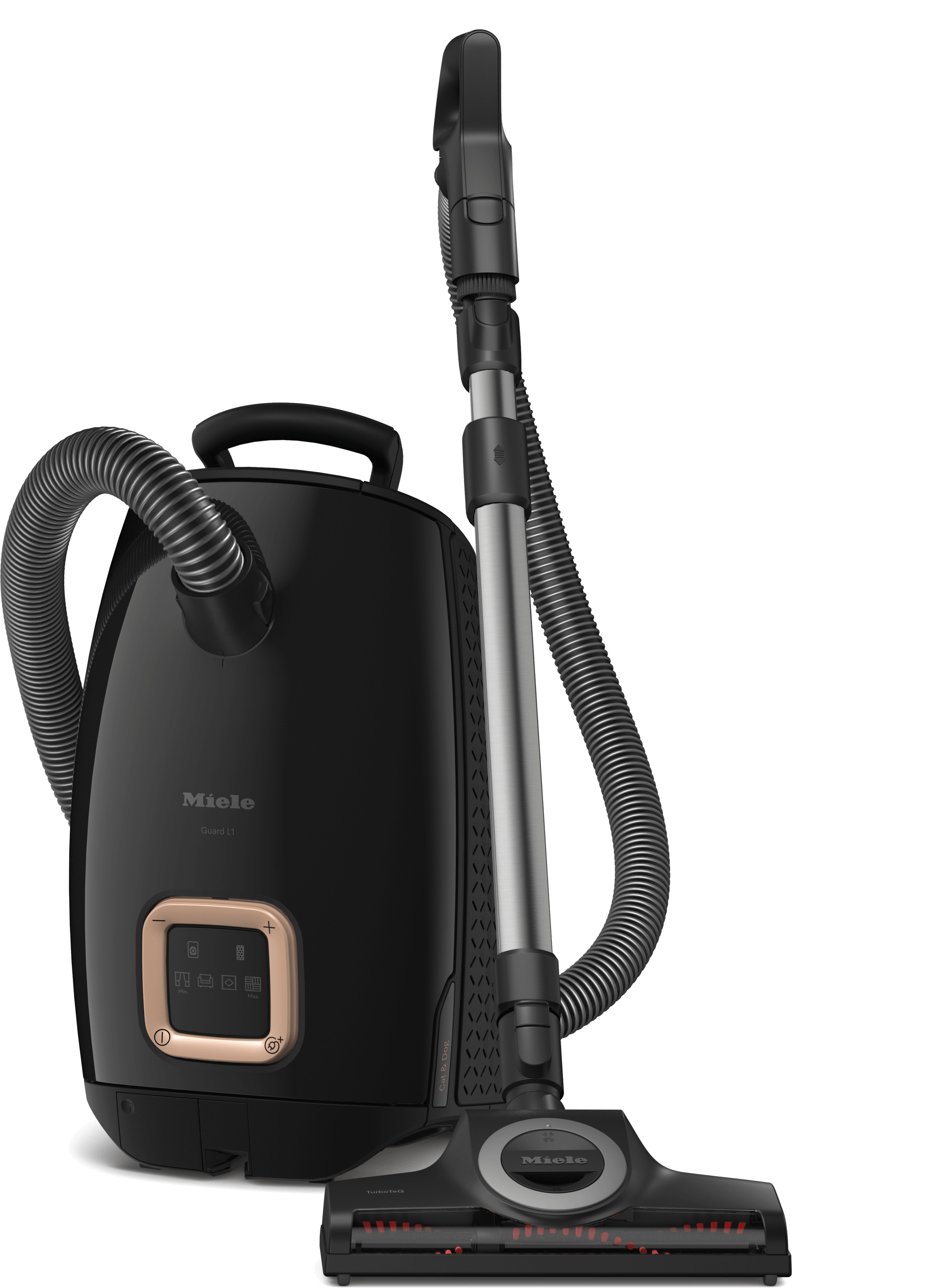 Miele GUARDL1CATDOGOB Guard L1 Cat & Dog Obsidian Black - Canister Vacuum Cleaners Powerful Attachment For Removing Pet Hair Ideal For Pet Owners