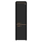 Forno FFFFD174522BLK Forno Storico 22-Inch Retro Bottom Freezer Fridge In Black, 9 Cu.Ft, Copper-Tone Handle