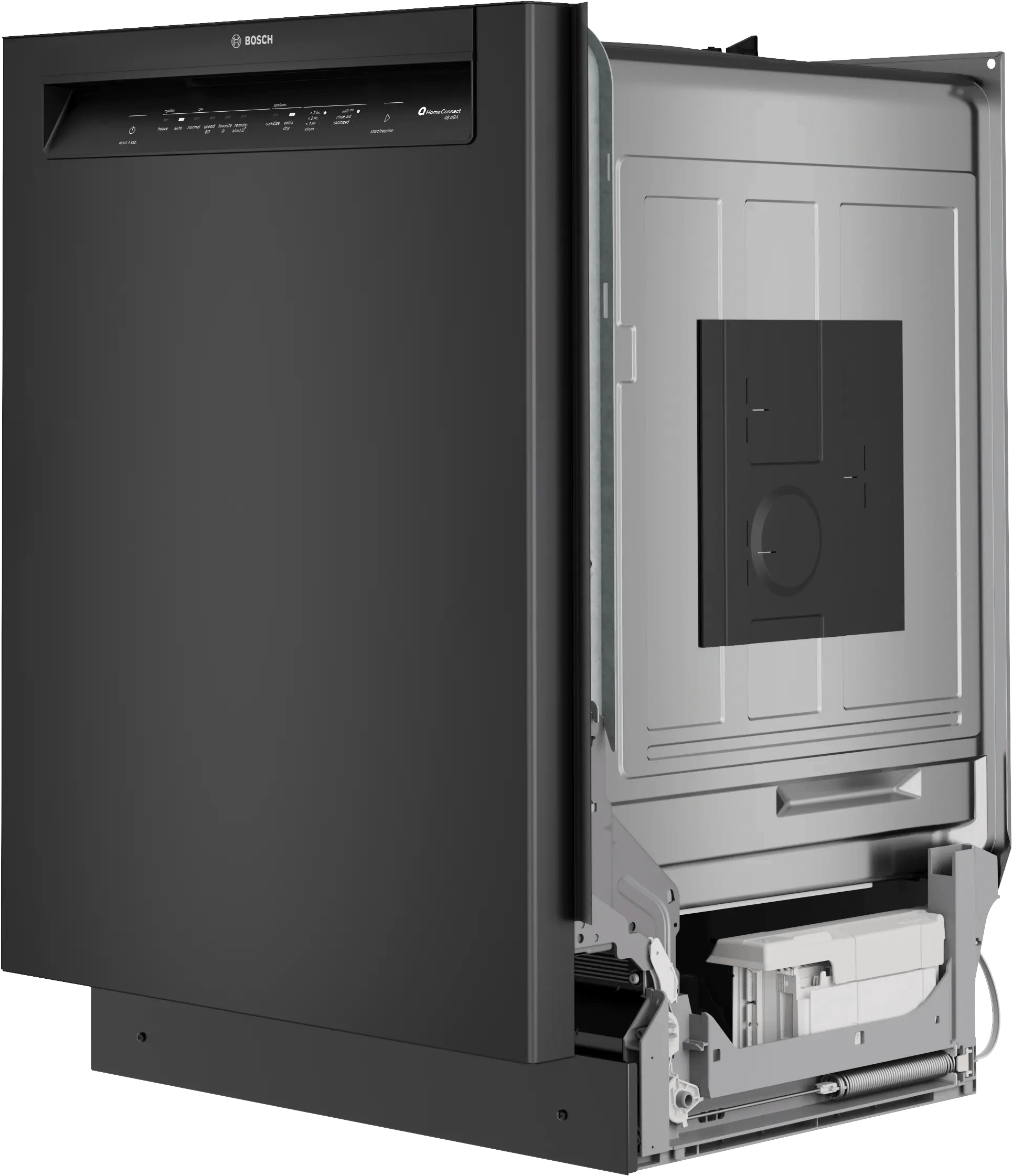 Bosch SHE43DM6N 300 Recessed Handle, 48 Dba, Standard 3Rd Rack, Puredry - Bl