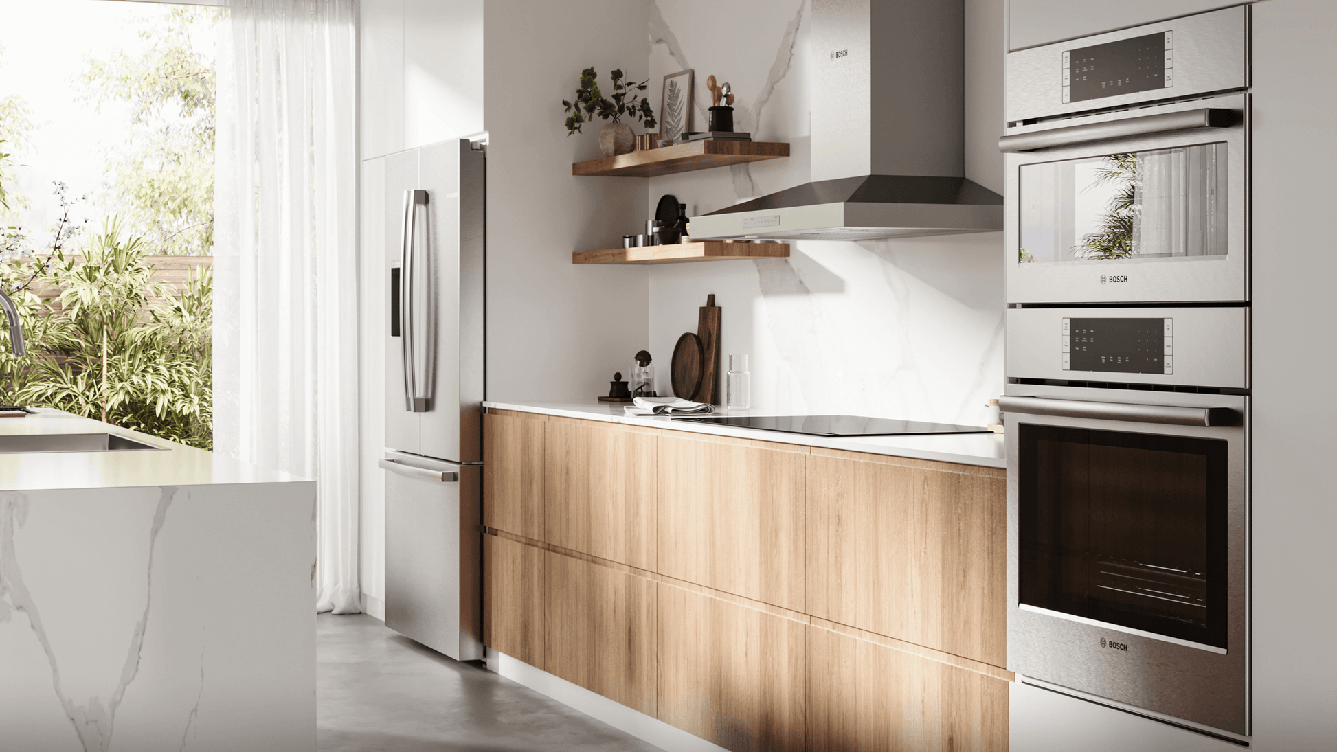 Bosch NIT5663UC 500 Series, Induction Hob, 36'', Surface Mount Without Frame