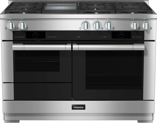 Miele HR19563LPDFGD Hr 1956-3 Lp Df Gd - 48 Inch Range - The Dual Fuel All-Rounder With M Touch For The Highest Demands.