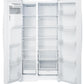 Ge Appliances GZE24NGYWW Ge® Energy Star® 23.6 Cu. Ft. Counter-Depth Side-By-Side Refrigerator With Extra Tall Dispenser And In-Door Icemaker