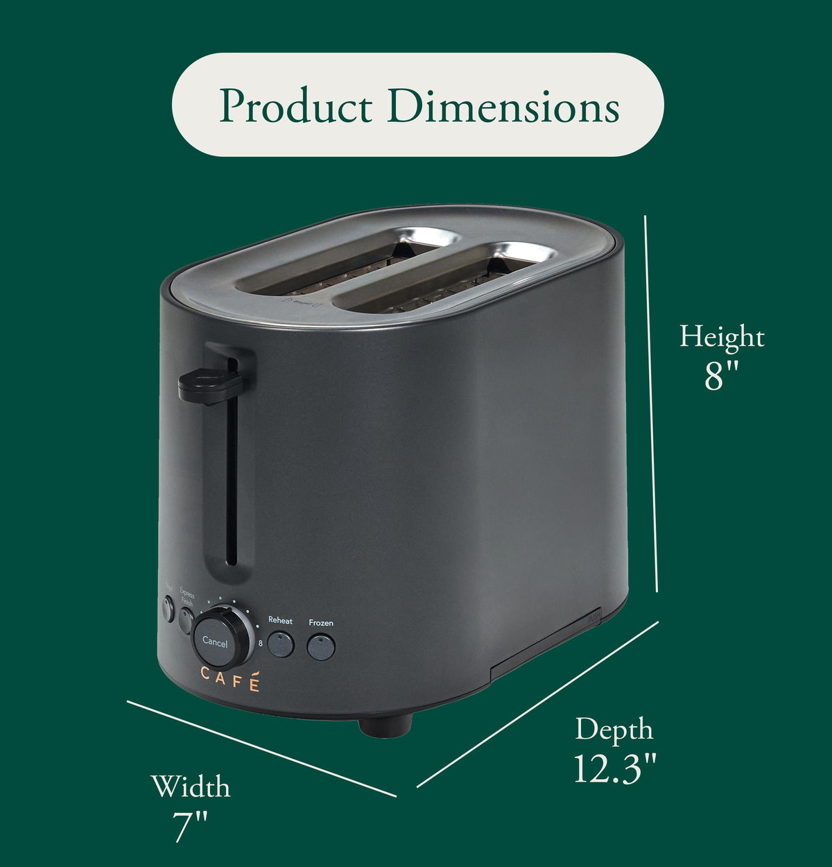 Cafe C9T2MA1ZD5 Café™ Express Finish Toaster