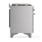 Ilve UM48FQNR3SSCLP Ilve Um48Fqnr3Ssclp Majestic Iii 48 Inch Dual Fuel Range With 8 Burners And Griddle, Dual Function Burner Up To 25,000 Btu (Liquid Propane, Solid Door, Stainless Steel, Chrome)