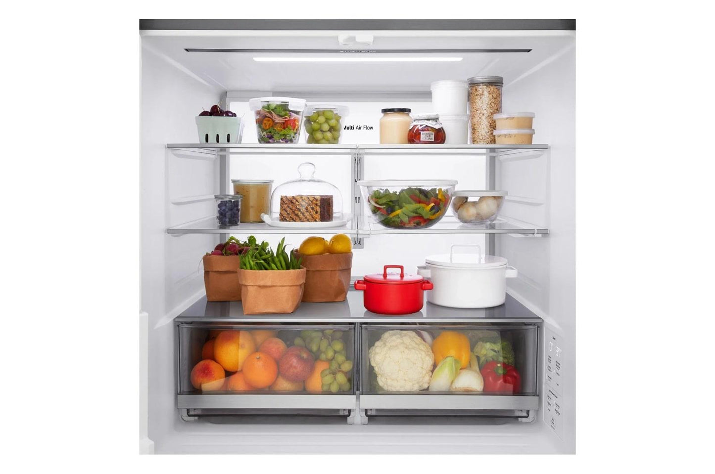 Lg LF29S9730S 29 Cu. Ft. Standard-Depth Max&#8482; 4-Door French Door Refrigerator With Mini Craft Ice&#8482; And Full-Convert Drawer&#8482;