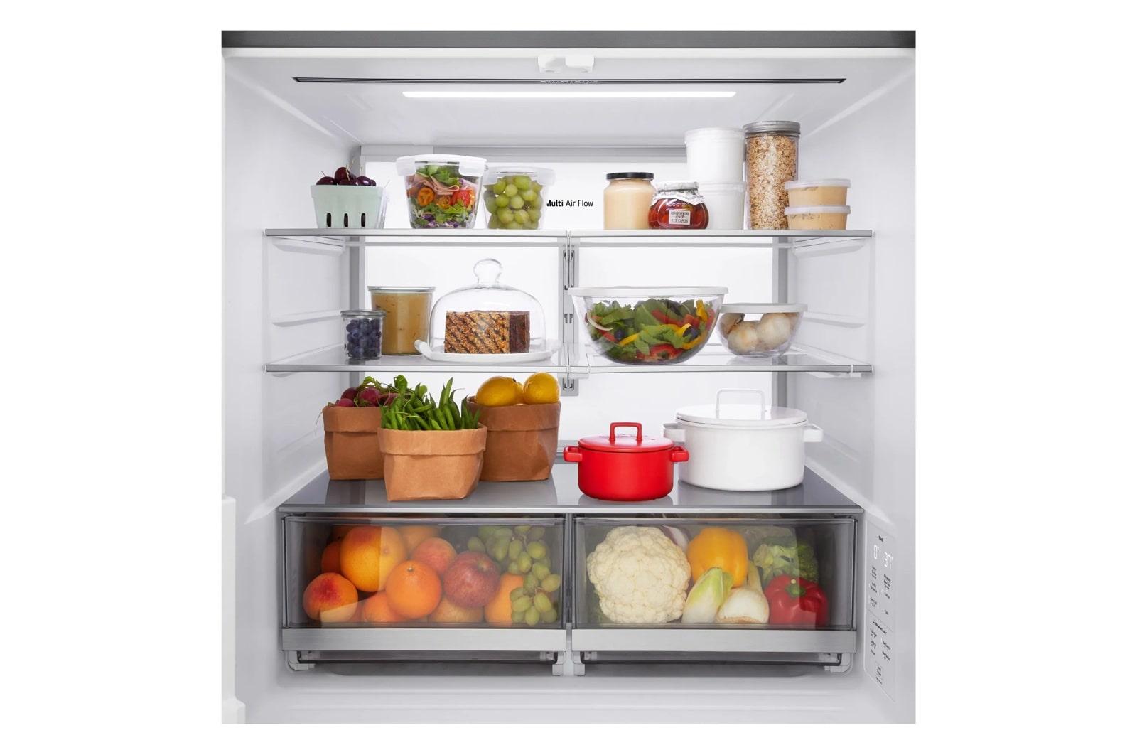 Lg LF29S9730S 29 Cu. Ft. Standard-Depth Max&#8482; 4-Door French Door Refrigerator With Mini Craft Ice&#8482; And Full-Convert Drawer&#8482;