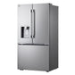 Lg LF24Z6330S 24 Cu. Ft. Counter-Depth Max™ With Zero Clearance™ 3-Door French Door Refrigerator