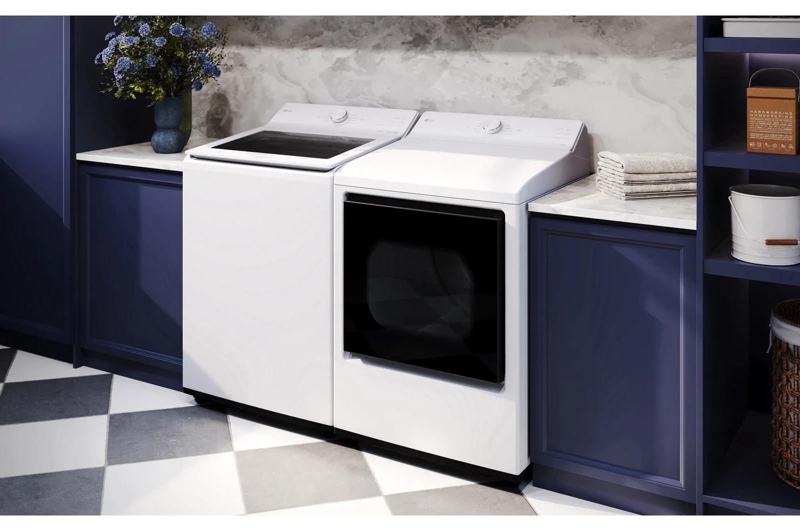 Lg WT8205CW 4.8 Cu. Ft. Mega Capacity Smart Top Load Washer With 4-Way® Agitator, Easyunload™ & Ai Sensing