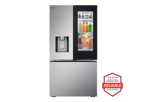Lg LF26C6360S 26 Cu. Ft. Smart Counter-Depth Max™ French Door Refrigerator With Instaview® Door-In-Door®