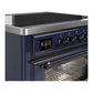 Ilve UMIB36NR3MBB Ilve Umib36Nr3Mbb Majestic Iii 36 Inch Induction Range With 6 Elements, 3.5 Cu. Ft. Total Oven Capacity (Triple Glass Door, Midnight Blue, Burnished)