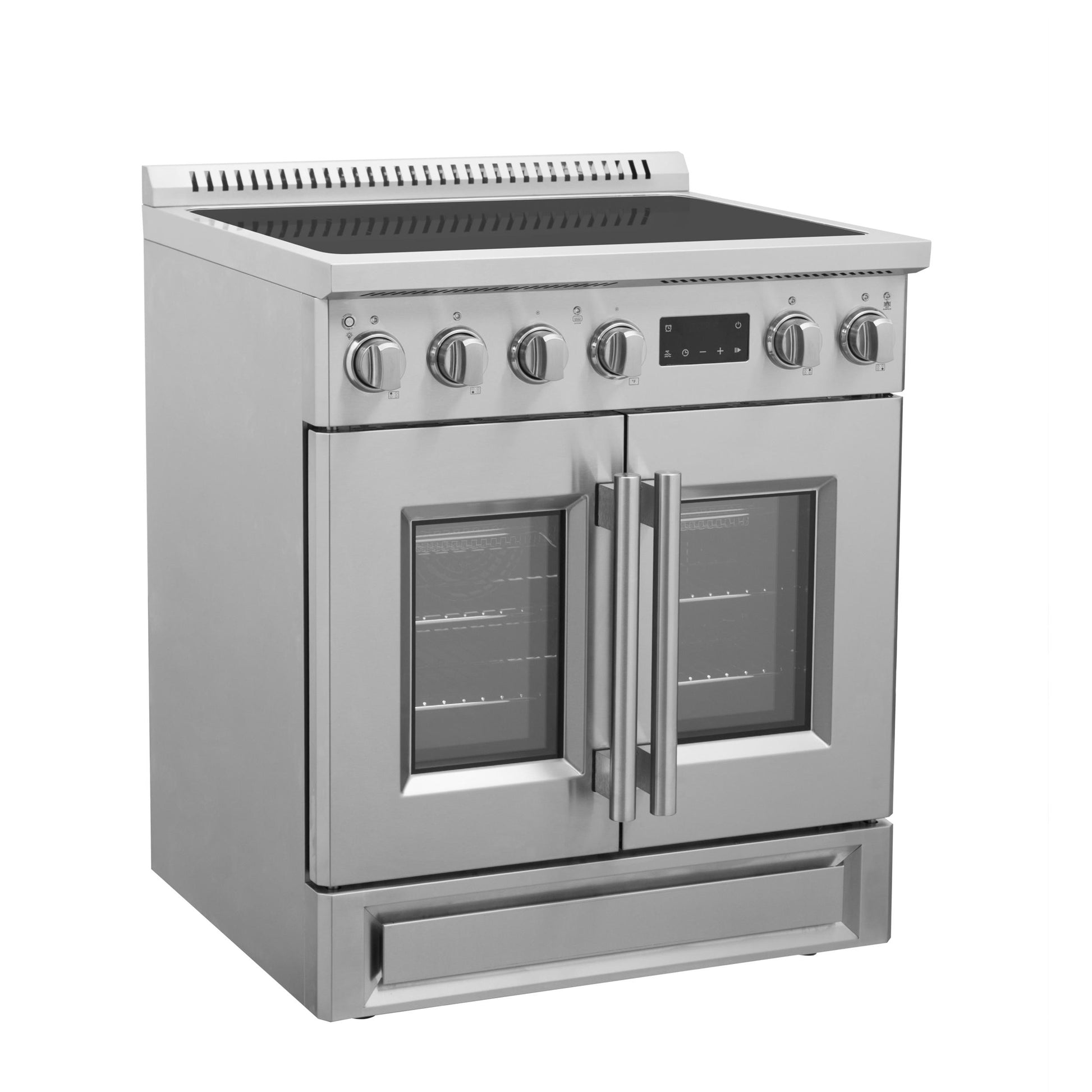 Forno FFSIN095030 Forno Torino 30 Inch French Door Induction Range With Air Fryer And True Convection Oven