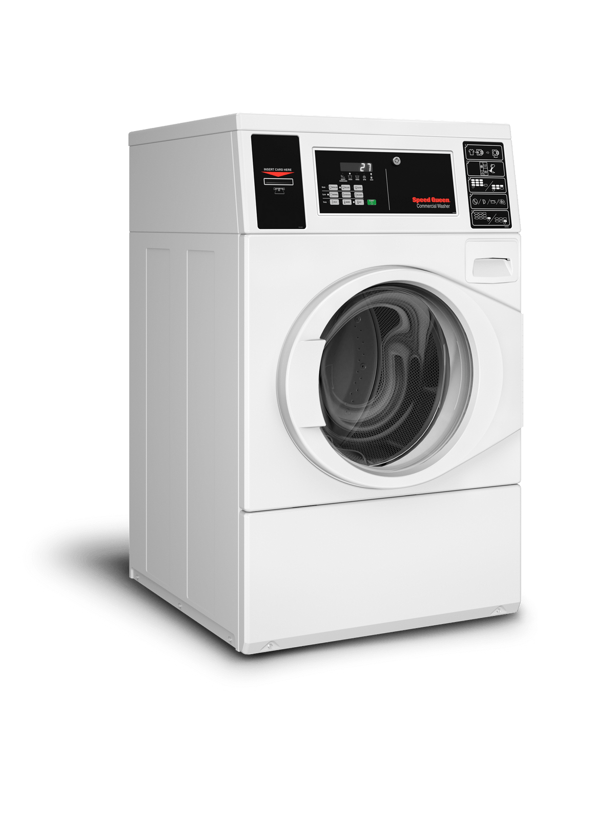 Speed Queen SFNNYASP118TW01 Commercial Front Load Washer Prep For Card