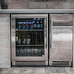 True Caliber TUI15ROPD 15 Inch Clear Ice Machine - Door: Overlay Panel, Right Hinge