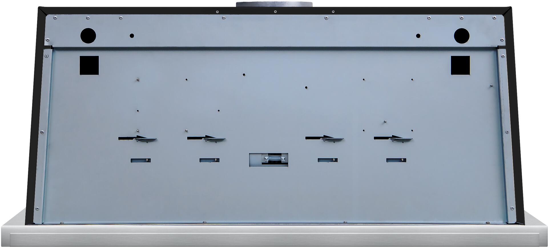 Ilve UAM90BK Majestic 36 Inch Glossy Black Wall Mount Range Hood