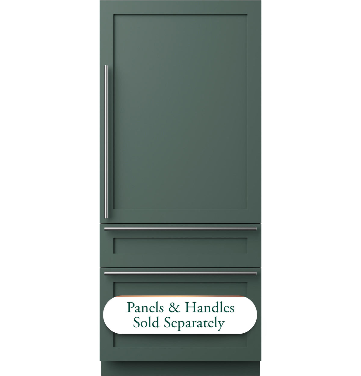 Cafe CIC36RK6ZII Cafe™ 36" Panel-Ready Integrated Bottom-Freezer Refrigerator - Right Swing