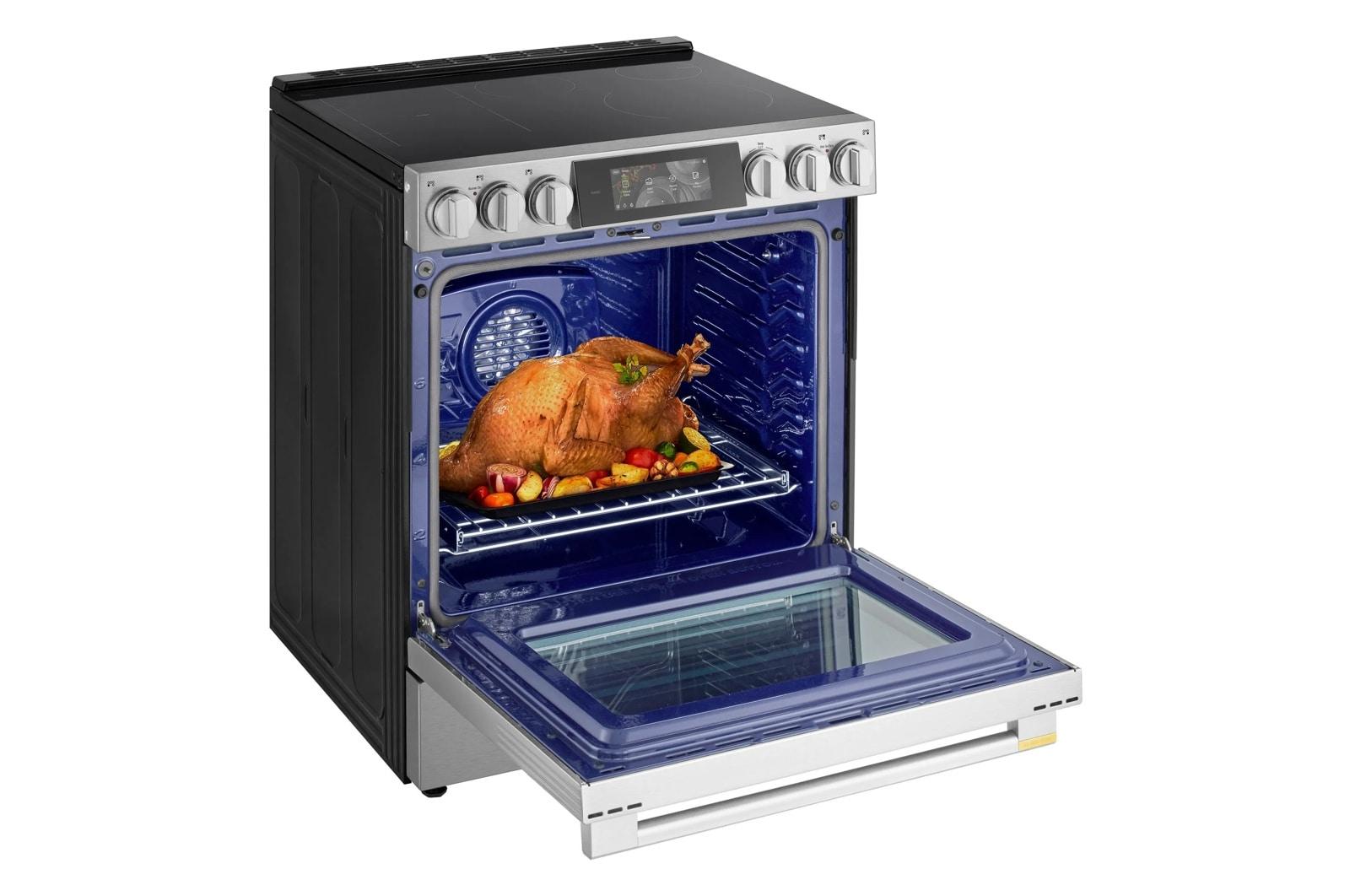 Lg LSIU6339XE Lg Signature 6.3 Cu. Ft. Smart Induction Slide-In Range With Dynamic Probake Convection®, Air Fry, Air Sous Vide, Pizza Mode And Ai Gourmet Camera