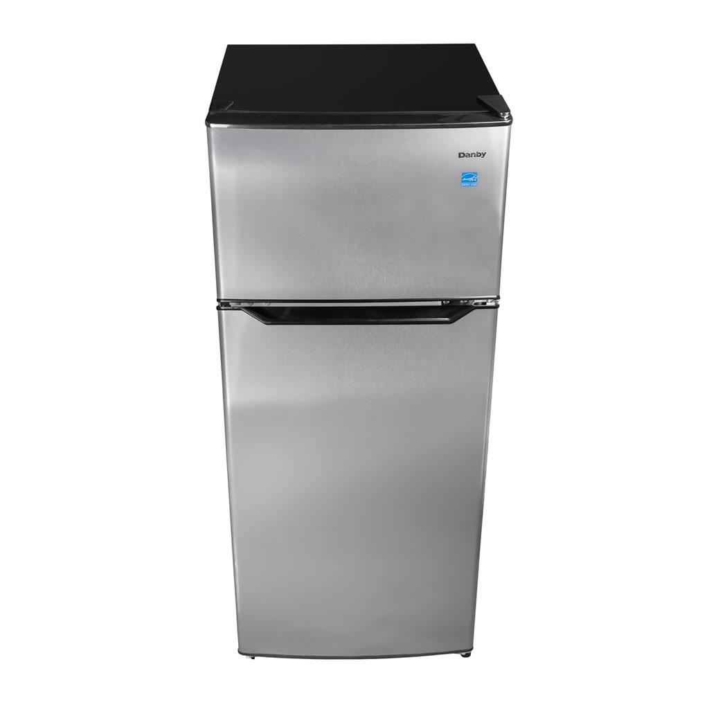Danby DCR045B1SLDB Danby 4.5 Cu. Ft. 2 Door Compact Fridge In Stainless Steel Look
