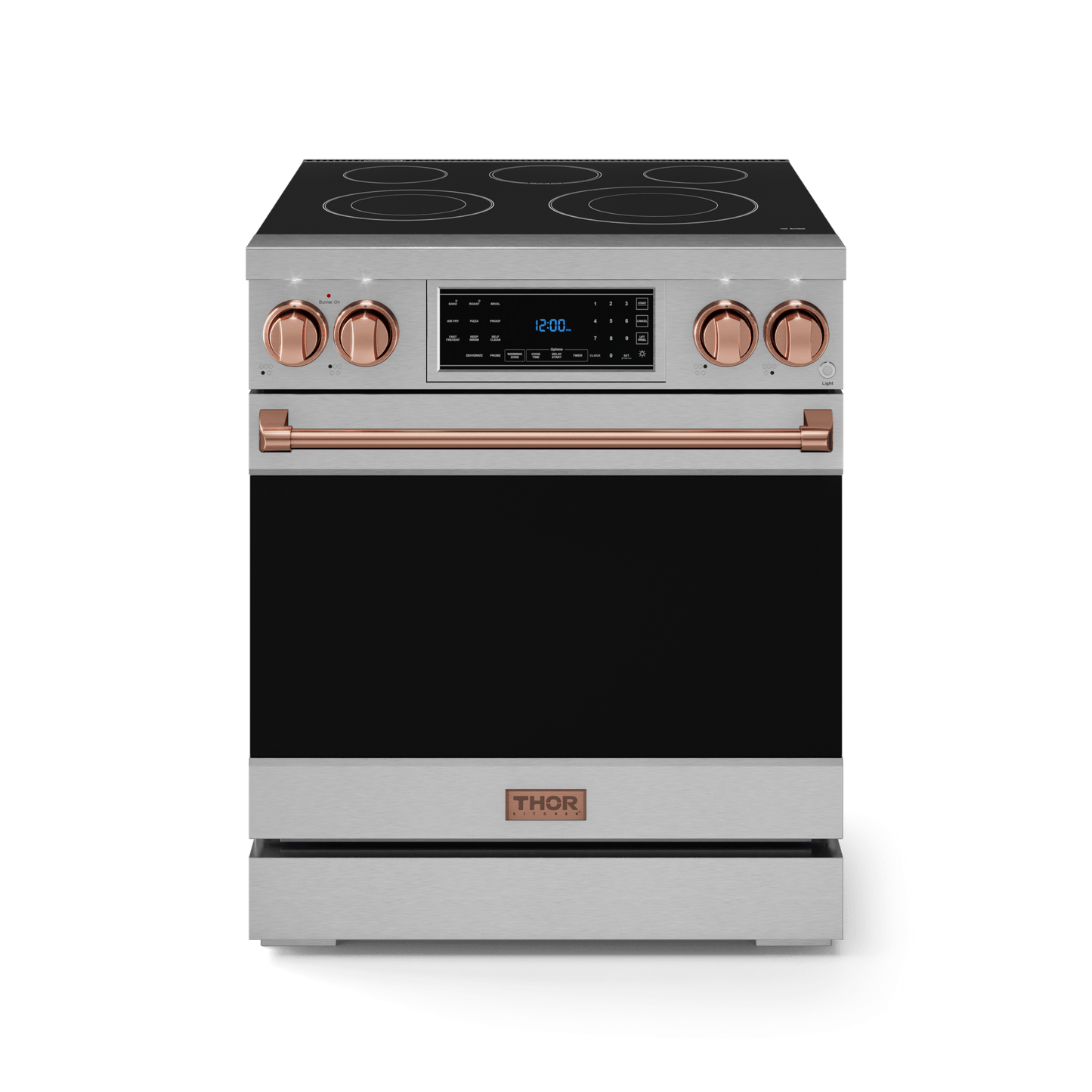 Thor Kitchen RSE30RSG 30 Inch Professional Electric Range With Tilt Panel Touch Control In Stainless Steel/Rose Gold Gordon Ramsay Series - Rse30-Rsg