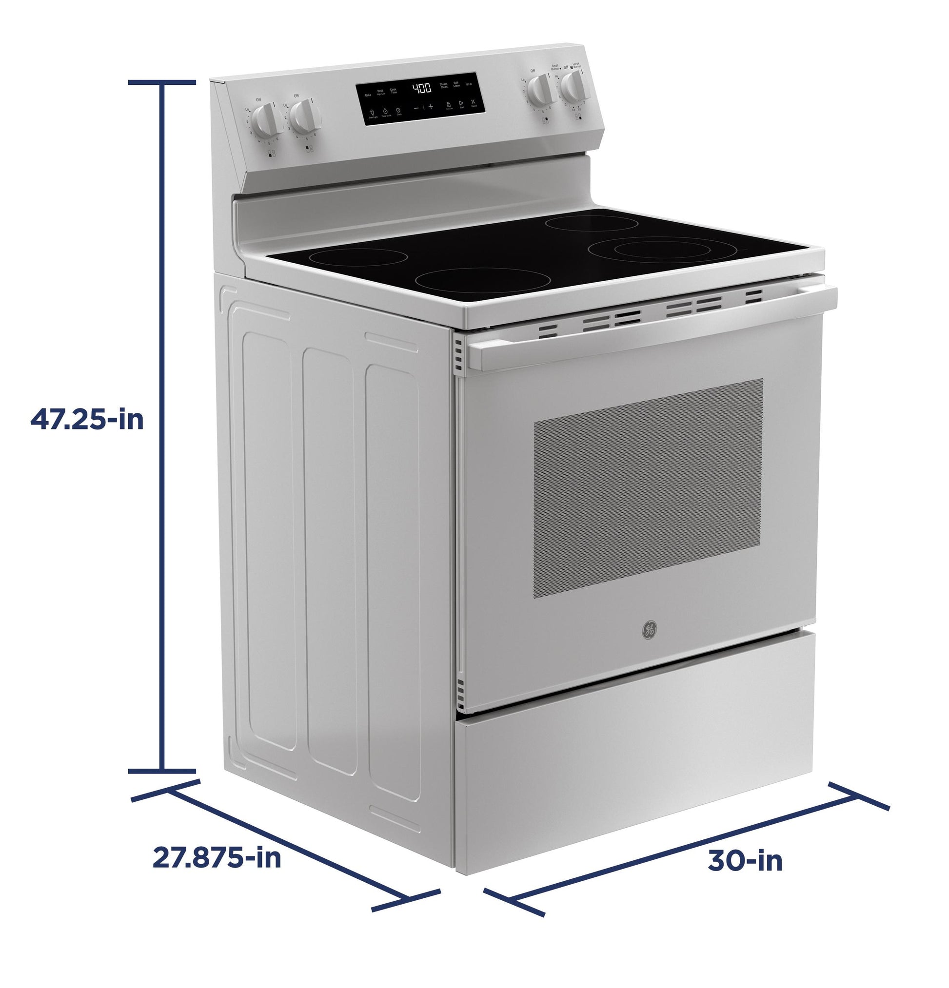 Ge Appliances GRF400PVWW Ge® 30" Free-Standing Electric Range