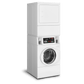 Speed Queen SV6001WG Commercial Coin Drop Stacked Washer-Dryer