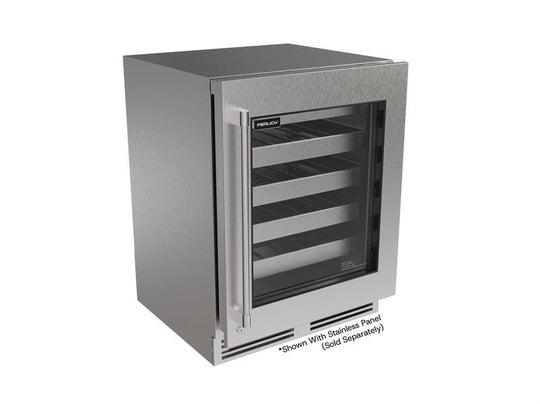 Perlick G5WR24GA G5 Ada - 24" Wine Reserve, Glass Door- Factory Right (Adjustable) Hinge - Indoor/Outdoor Rated