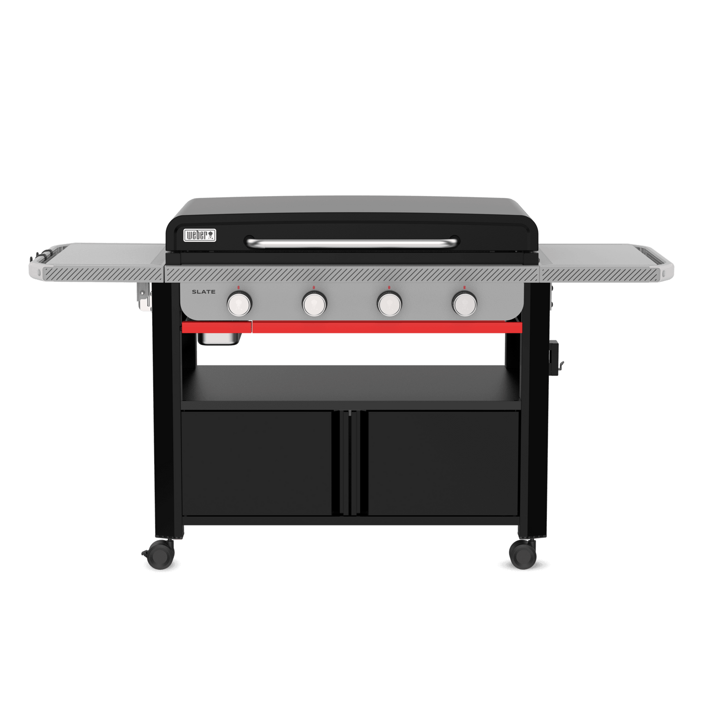 Weber 1502283 Slate® 36" Rust-Resistant Griddle With Closed Cabinet - Black