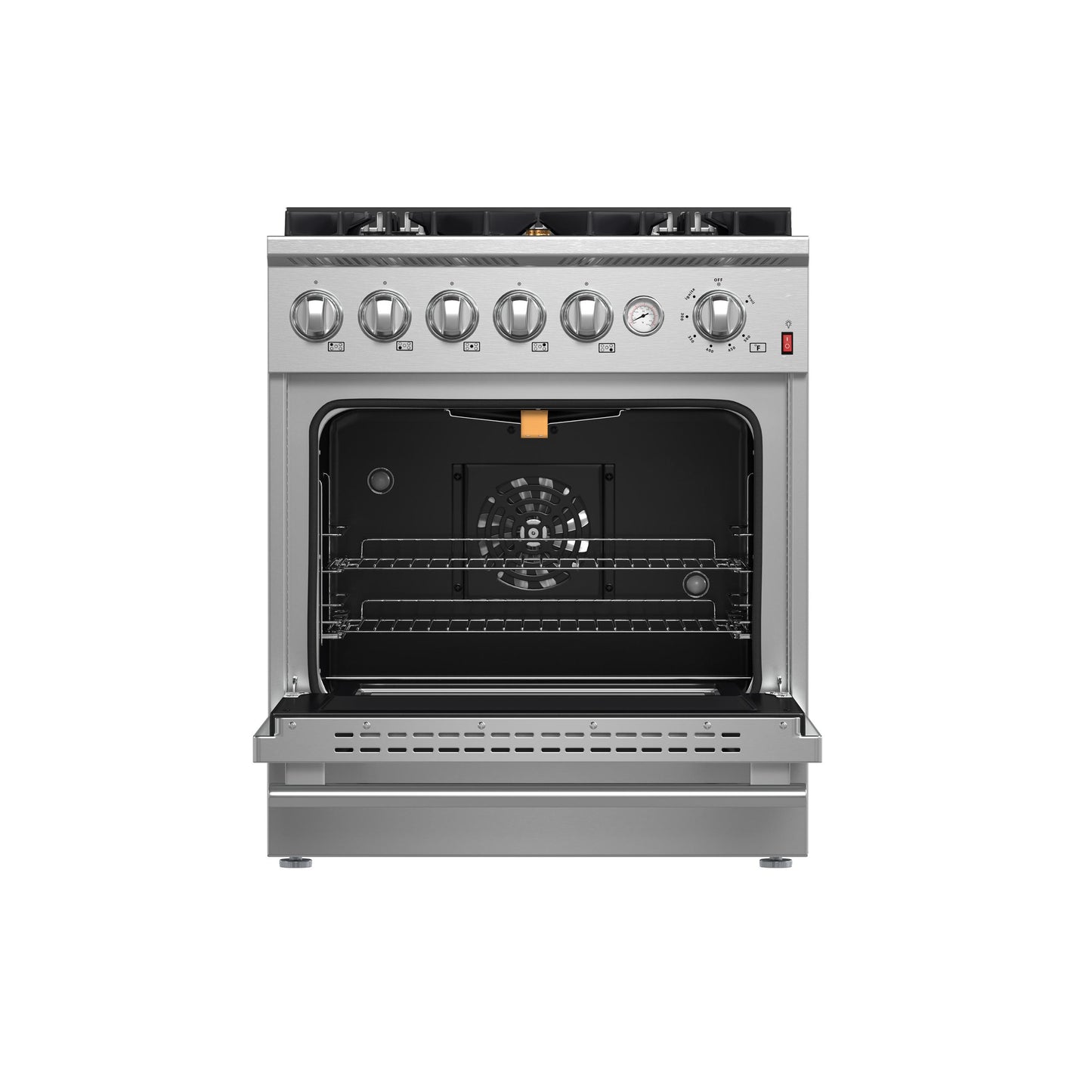 Forno FFSGS627430 Forno Giovanni 30-Inch Gas Range Stainless Steel, 5 Burners 67,000 Btu, 4.32 Cu.Ft. Convection Oven