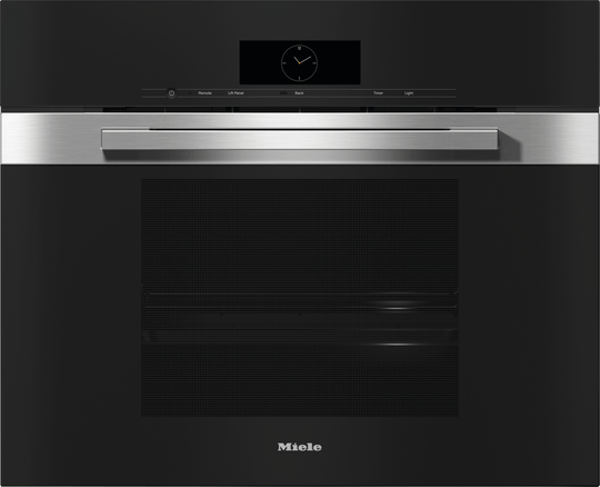Miele DGC7885CTS Dgc 7885 Clean Touch Steel - 30" Combi-Steam Oven Xxl With Directwater Plus For Steam Cooking, Baking, Roasting With Roast Probe + Menu Cooking.