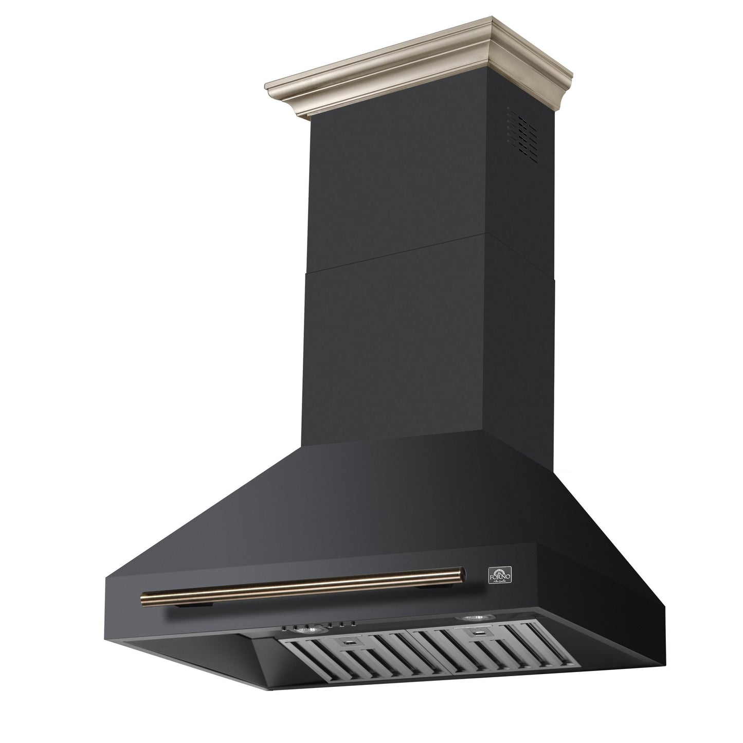 Forno FRHWM509530BLK Forno Aria 30 Inch Wall-Mounted Range Hood In Black