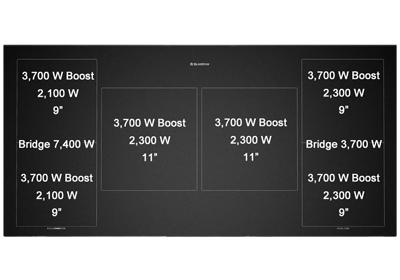 Bluestar BSPIR486Z 48" Platinum Induction