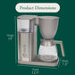 Cafe C7DGB11ZS1 Café™ Specialty Drip Coffee Maker With Glass Carafe