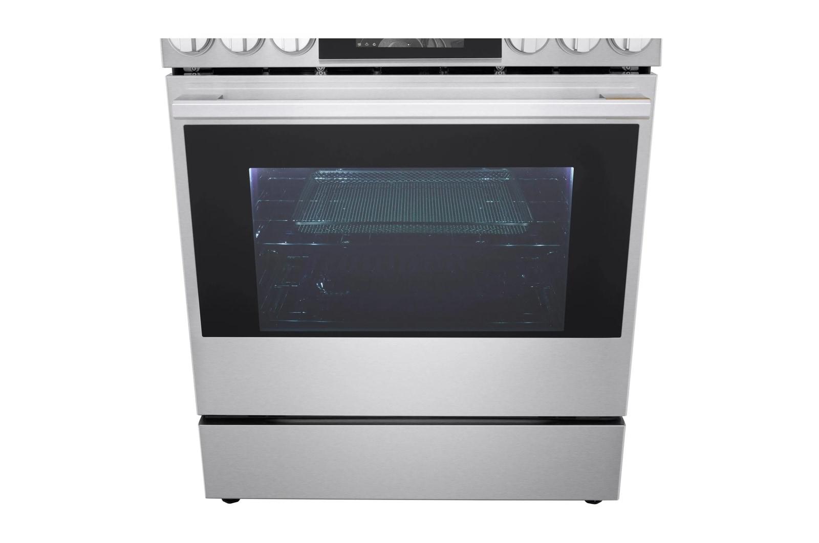 Lg LSIU6339XE Lg Signature 6.3 Cu. Ft. Smart Induction Slide-In Range With Dynamic Probake Convection®, Air Fry, Air Sous Vide, Pizza Mode And Ai Gourmet Camera