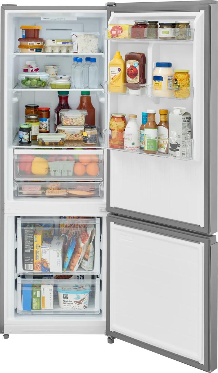 Frigidaire FRBE1226AV 12 Cu. Ft. Garage Ready Bottom Freezer Refrigerator