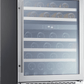 Zephyr PRW24C02AG Presrv Wine Cooler, 24In Under Cabinet, Ss+Glass, Reverse Door, 2 Zone
