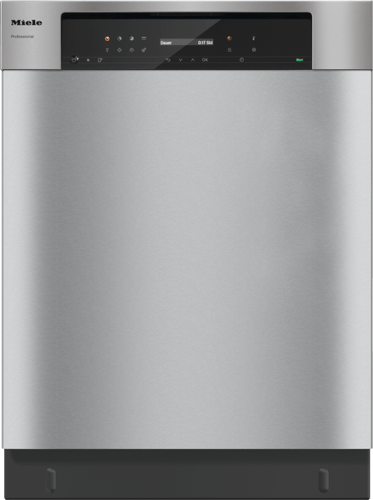 Miele PFD101U Pfd 101 U Stainless Steel - Built-Under Dishwasher, Ada Compliant, For Large Loads Of Dishware In Households, Offices And Utility Areas.