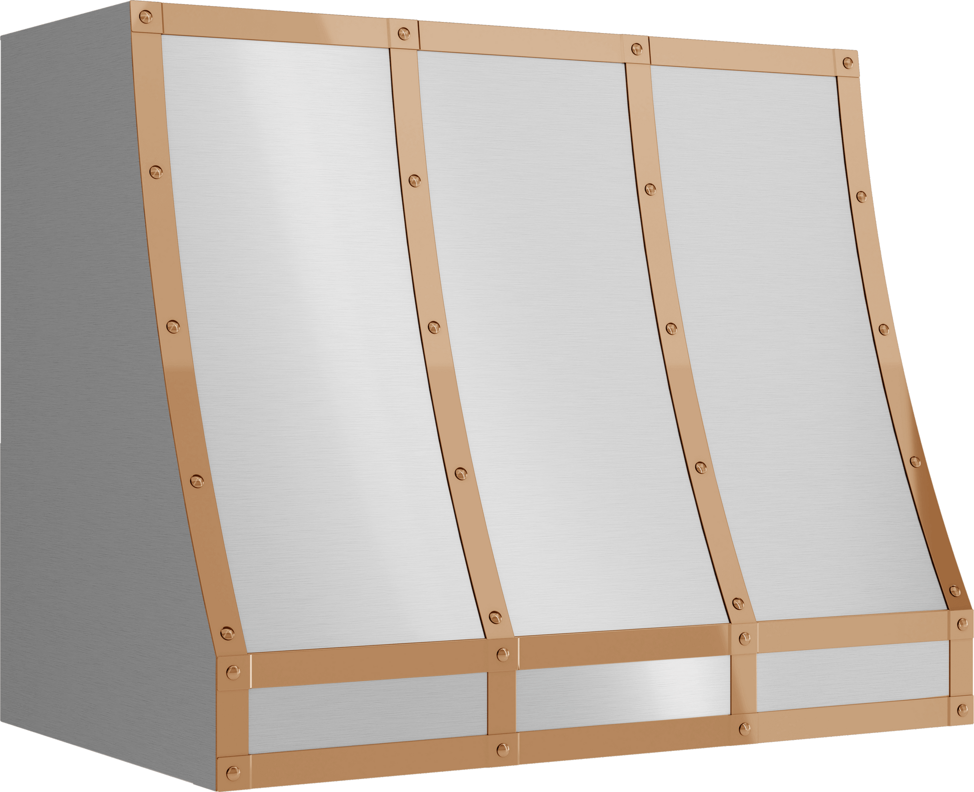 Zephyr BKFT36APC Forte Hood Banding Kit, 36In, Polished Copper Finish