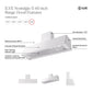 Ilve UAG60RA Ilve Uag60Ra Nostalgie Ii 60 Inch Wall Mount Range Hood With 850 Cfm, 3 Speed + Intensive, Front Led Light Bar (Ral)